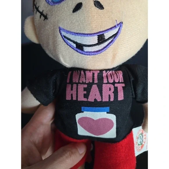 Peek A Boo Toys Boy The Walking Dead Monster Plush 12" Tall I Want Your Heart - Picture 5 of 6